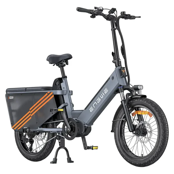 Vélo électrique cargo ENGWE LE20 Step Thru à entraînement central Capteur de couple Vélo électrique 20 pouces avec double batterie 48 V 19 2 Ah Neuf - vue 4