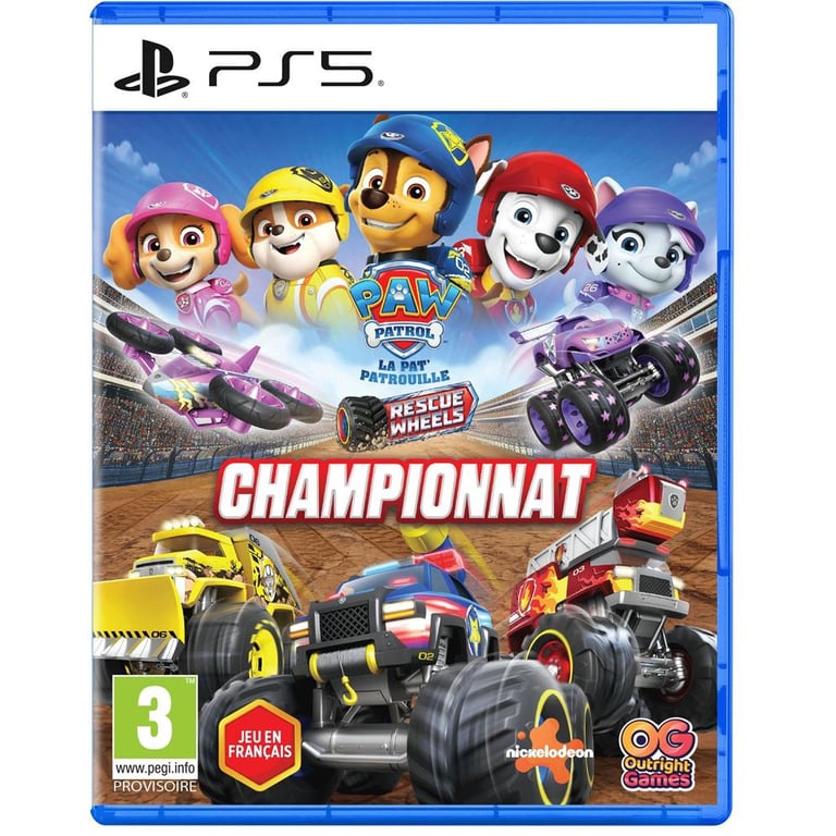 Paw Patrol™ Rescue Wheels™ Championnat PS5 - Neuf