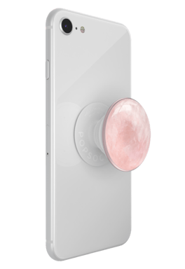 PopSockets PopGrip, quarzo rosa autentico