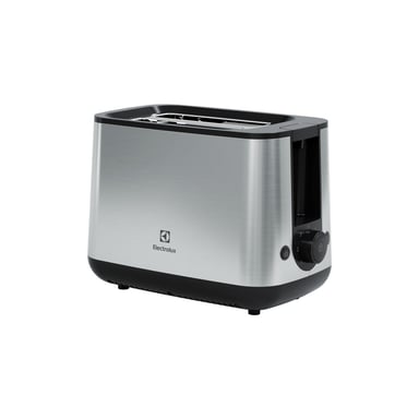 Grille-pain électrique 2 tranches Electrolux E3T1-3ST 800 W en acier inoxydable noir