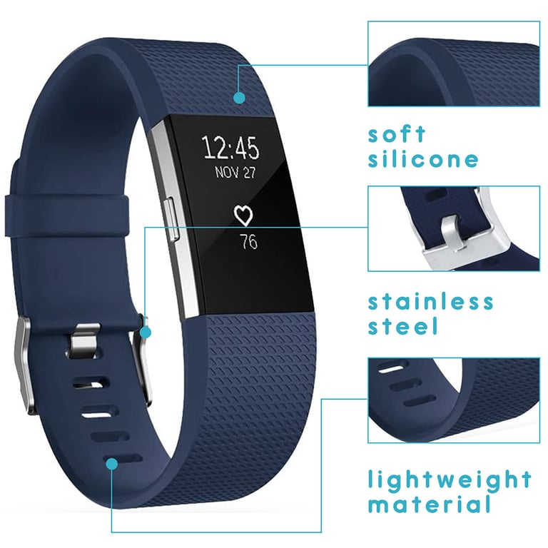 imoshion Bracelet silicone pour le Fitbit Charge 2 Neuf - vue 2