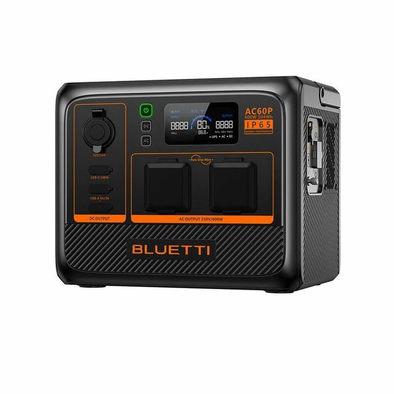 Bluetti station d’énergie portable AC60P - vue 2