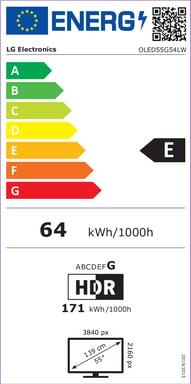 LG OLED evo AI OLED55G54LW 139,7 cm (55'') 4K Ultra HD Smart TV Wifi Negro