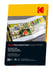 Carta adesiva fotografica KODAK - Confezione da 20 fogli di carta fotografica autoadesiva - Formato 10 x 15 cm (A6) - Finitura lucida - 120 g/m² - Compatibile con le stampanti a getto d'inchiostro