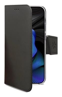 Celly WALLY1053 Custodia protettiva per telefoni cellulari 15,5 cm (6.1'') Custodia con portafoglio Nero Apple iPhone 15