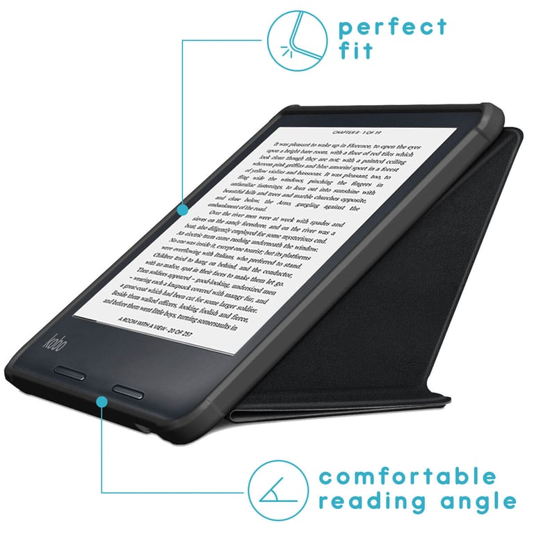 imoshion Étui de liseuse portefeuille Pliable pour Kobo Libra 2 / Tolino Vision 6 Neuf - vue 2