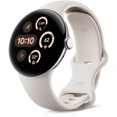 Pixel Watch 3 Bluetooth, cassa da 41 mm con cinturino in porcellana