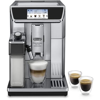Machine expresso broyeur -  PrimaDonna Elite Experience ECAM650.85.MS - Gris - Connecté - Machine a café grains