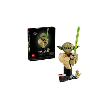 LEGO Star Wars 75438 Le Buste de Yoda - Set pour Adulte - Décoration DIY avec Sabre Laser - vue 7