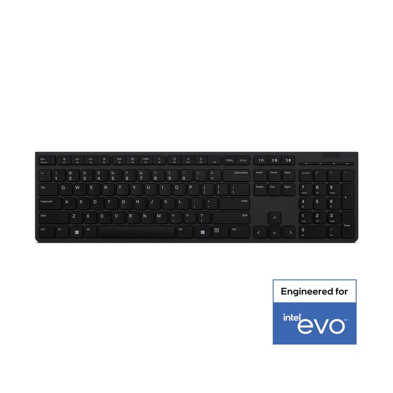 Lenovo 4Y41K04031 clavier Bureau RF sans fil + Bluetooth Anglais américain Neuf - vue 1