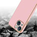 Coque pour Apple iPhone 13 MINI en Glossy Rose - Or Housse de protection Étui en silicone TPU flexible et avec protection pour appareil photo