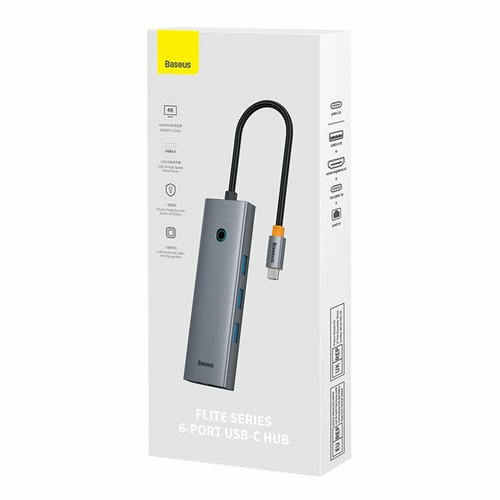 Baseus UltraJoy 6 Port Avec fil USB 3.2 Gen 1 3.1 Gen 1 Type C Neuf - vue 4