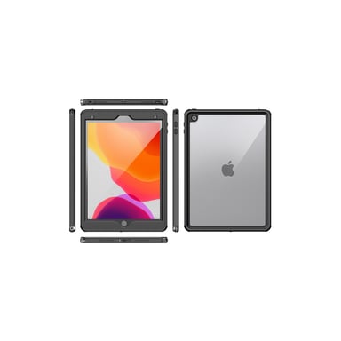 EIGER Peak 3000m Custodia per iPad 10.2 (2019) e (2020) per tutte le condizioni atmosferiche con protezione completa a 360° Nero