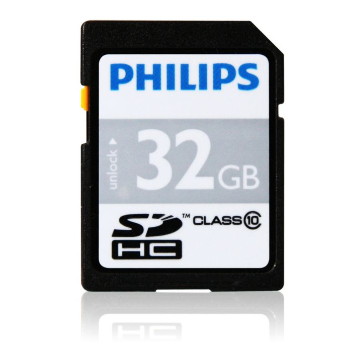 Philips FM32SD45B Class 10 SDHC - vue 3