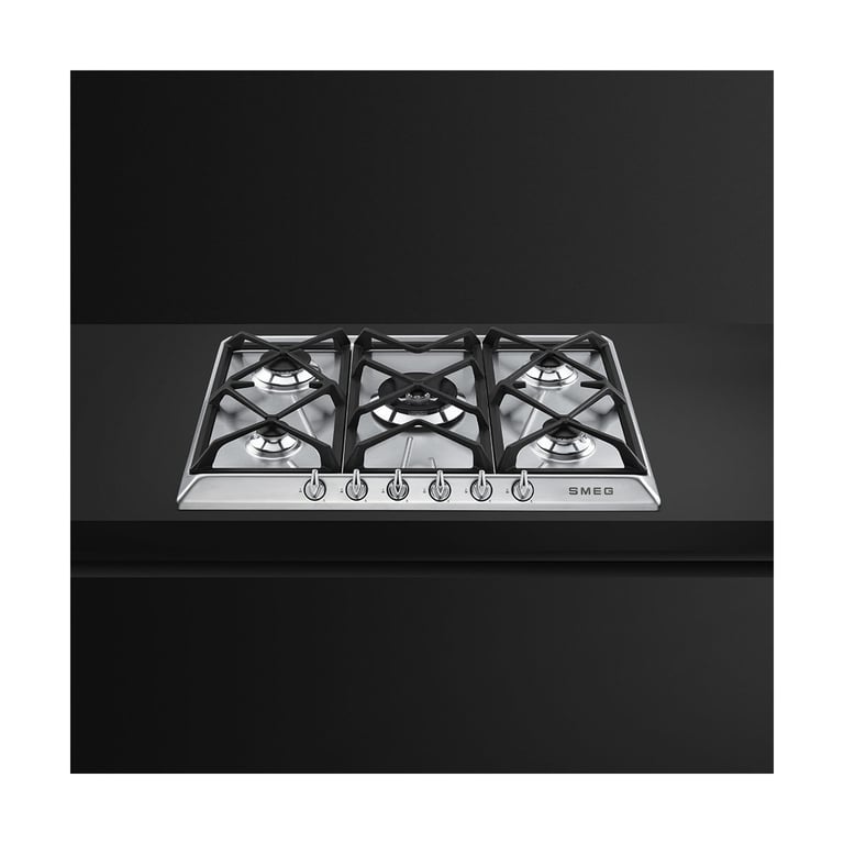 Plaque De Cuisson Gaz Smeg SR975XGH – 5 Foyers, Inox - vue 2