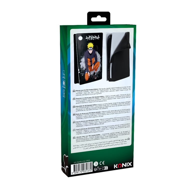 Couverture Silicone Naruto PS5 Antichocs Facile à installer - vue 3