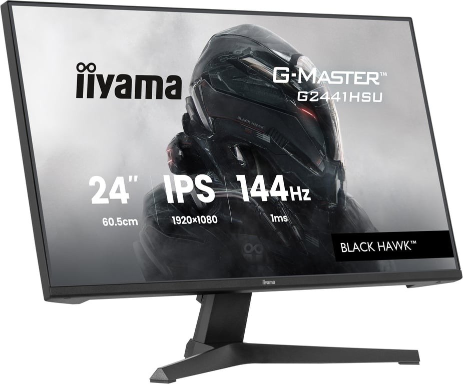 iiyama G2441HSU-B1 écran plat de PC 60,5 cm (23.8 ) 1920 x 1080 pixels Full HD LED Noir - Neuf
