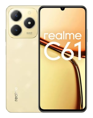 realme C61 (4G) 256 Go, Or, Débloqué