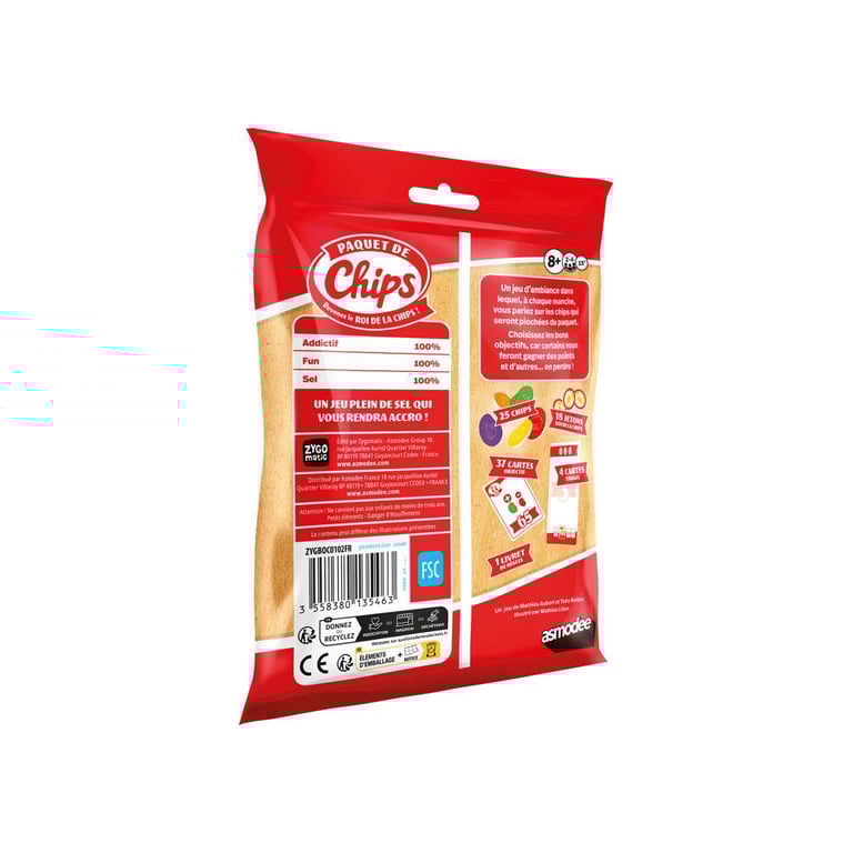 Jeu d'ambiance Asmodee Paquet de Chips - vue 3