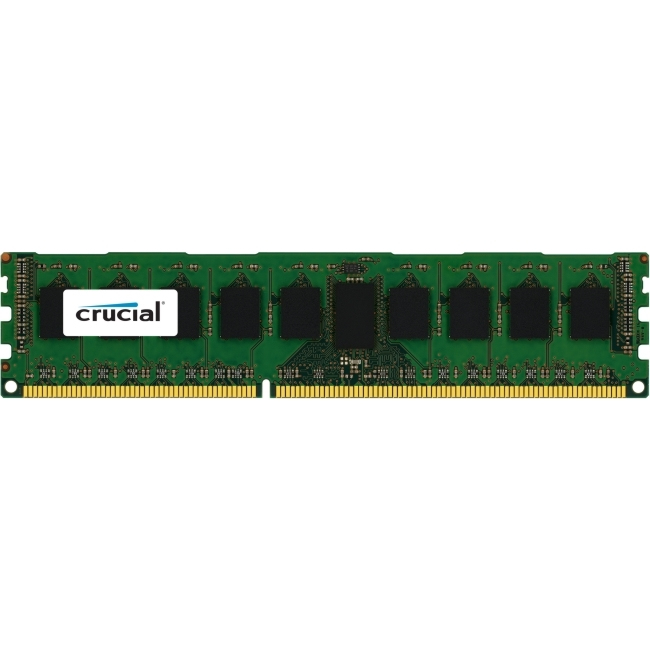 Crucial DDR3 module 8 Go DIMM 240 broches 1866 MHz / PC3 14900 CL13 1.5 V mémoire sans tampon ECC pour Apple Mac Pro Fin 2013 - vue 2