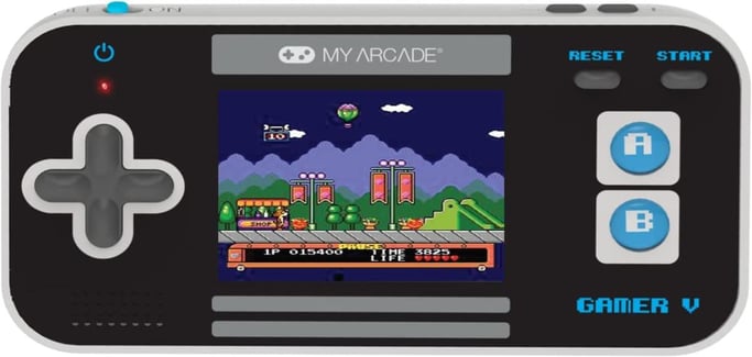 My arcade - Console di gioco classica portatile Gamer V - Blu/grigio/nero