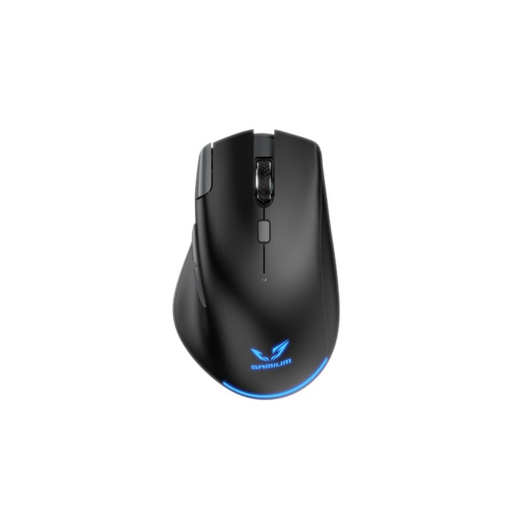 Souris gamer sans-fil WE Gamium avec dongle USB 2.4 Ghz - 7 boutons programmables - 8000 DPI - Rétro-éclairage - Noir - Neuf