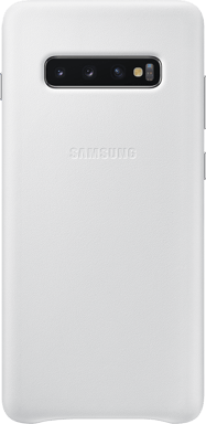 Coque rigide en cuir blanc Samsung EF-VG975LW pour Galaxy S10+ G975