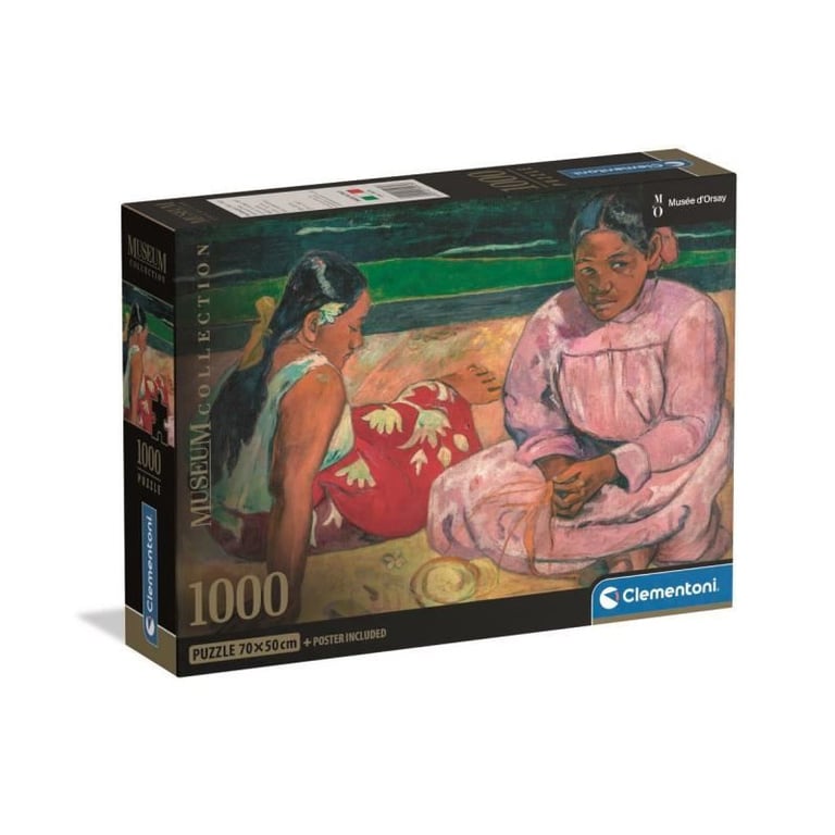 CLEMENTONI - Compact 1000 pieces - Gauguin : Femmes de Tahiti - Neuf