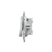 Mécanisme double va et vient SCHNEIDER ELECTRIC OVALIS 10AX S320214 deux bascules ovales profil bas Blanc