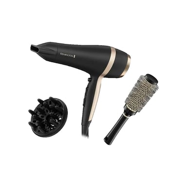 Secador de pelo Remington D6940GP 2100 W Negro y Dorado