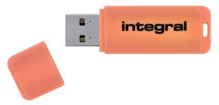 Integral INFD16GBNEONOR3.0 lecteur USB flash 16 Go USB Type-A 3.2 Gen 1 (3.1 Gen 1) Orange - Neuf