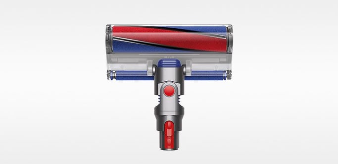 Dyson V11 Fluffy Aspiradora escoba 2 en 1 Batería Secar Sin bolsa Níquel, Rojo