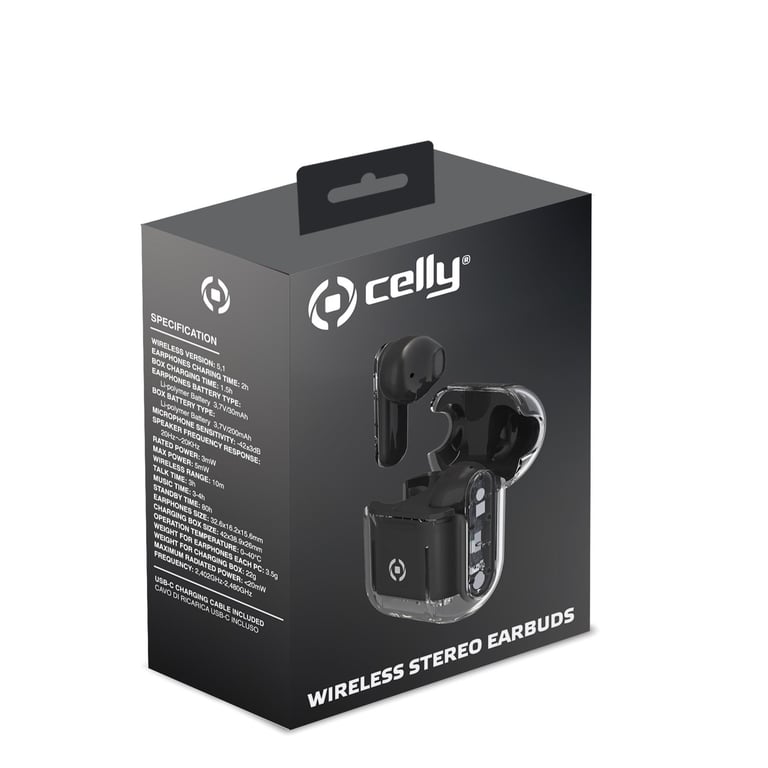 Celly SHEER Casque True Wireless Stereo TWS Ecouteurs AppelsMusique Neuf - vue 2