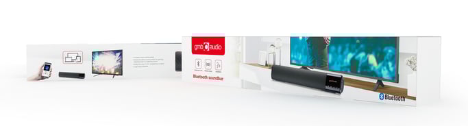 Gembird SPK-BT-BAR400-01 haut-parleur portable et de fête Enceinte portable stéréo Noir 10 W