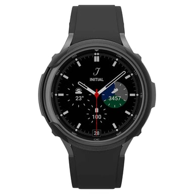 Funda Spigen Liquid Air Negra de Polímero Termoplástico (TPU)