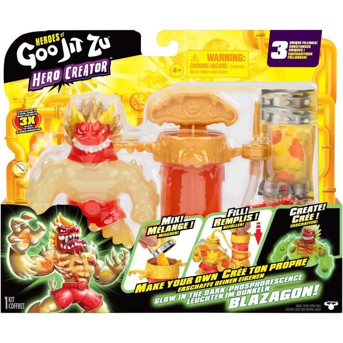 Figurine - HERoeS OF GOO JIT ZU - Creator rayon-x Blazagon - 11 cm - Neuf