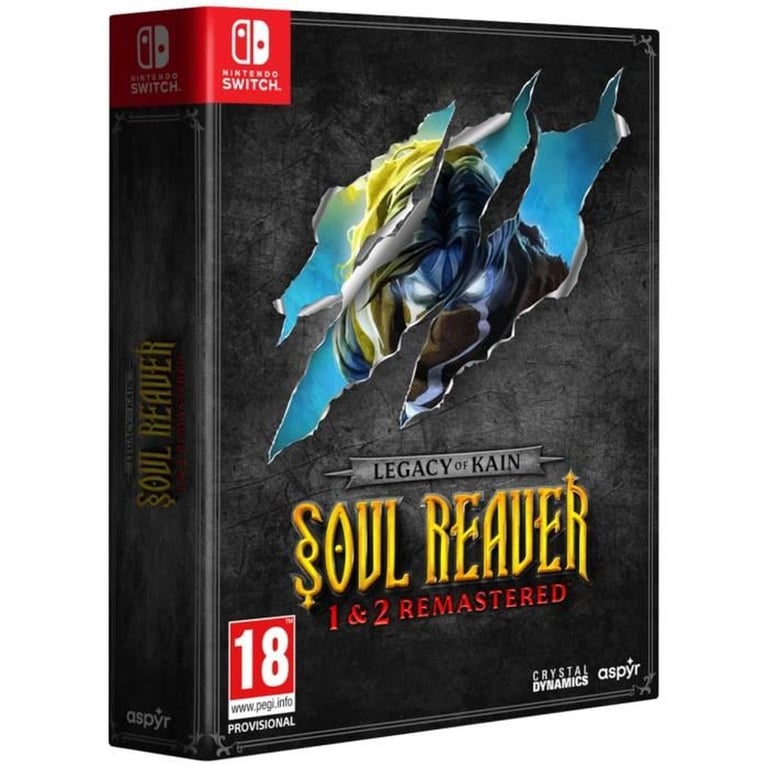 Legacy of Kain Soul Reaver 1&2 Remastered - Jeu Nintendo Switch - Edition Deluxe - Neuf