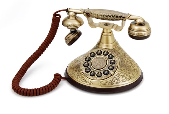GPO Duchess Téléphone Bouton Poussoir – Téléphone Fixe Rétro, Design élégant UK, Style vintage -Doré - Neuf