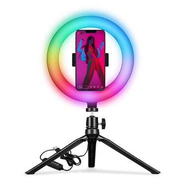 Celly CLICKRINGRGBBK Iluminación de paneles LED Redonda CC
