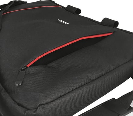 Esperanza SALERNO 39,6 cm (15.6'') Bolsa Toploader Negra, Roja