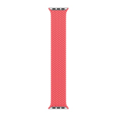 Bracelet Solo tressé pour Apple Watch Series 1 - 11 / SE / Ultra (44/45/46/49 mm) - Taille 2 - Guava