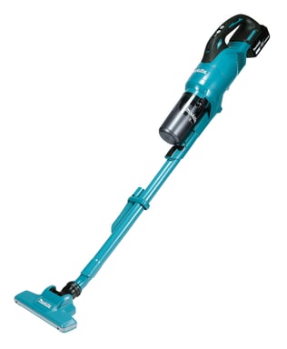 Makita DCL286FZ aspirateur balai et balai électrique Aspirateur-balai 2 en 1 Batterie Sec Noir, Bleu