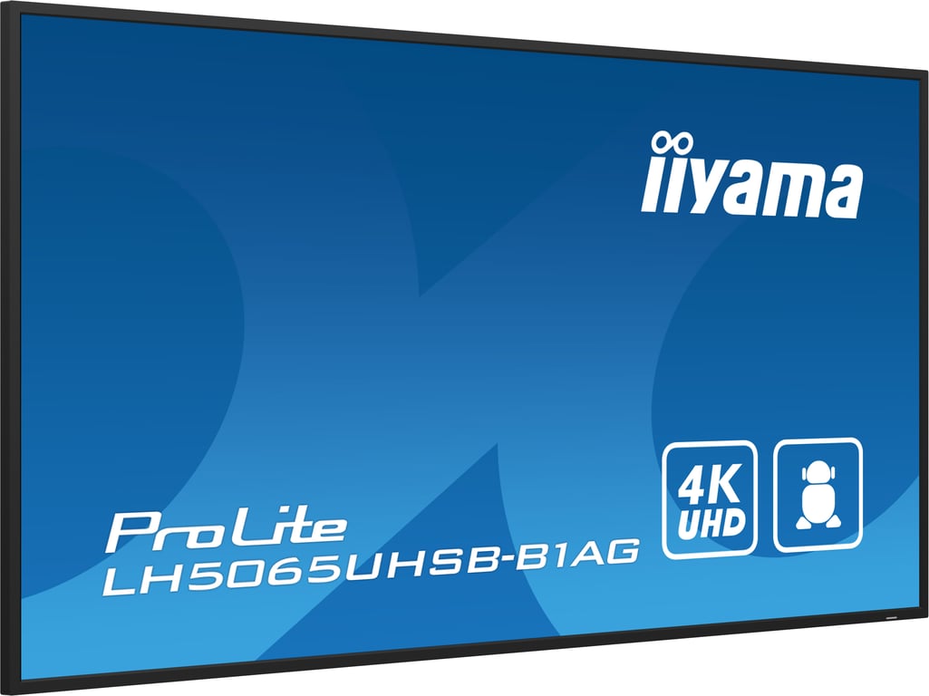 iiyama ProLite LH5065UHSB B1AG Classe de diagonale 50 49.5 visualisable écran LCD rétro éclairé par LED signalisation numérique Android 4K UHD 3840 x 2160 - vue 6