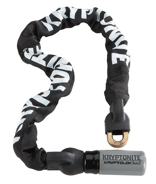 Kryptonite 000839 Antivol Pour Bicyclettes Noir, Blanc 950 Mm Antivol À Chaîne - Excellent État