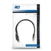 ACT AC3620 cavo audio 0,15 m 3,5 mm 2 x 3,5 mm Nero