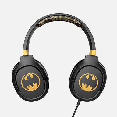 OTL Technologies DC Comics Batman Pro G1 Casques Avec fil Arceau Gaming Noir, Or