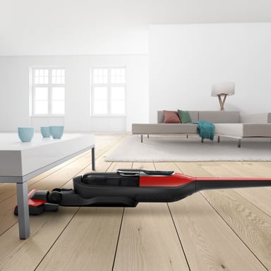 Bosch Serie 6 BLH86PET1 aspiradora de pie y escoba eléctrica Aspiradora escoba Batería Secar Rojo
