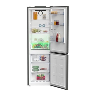 Réfrigérateur combiné - BEKO - B5RCNE366HG - Classe C - 316 L - 59,5 x 66,3 x 186,5 cm - Manhattan Gray