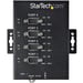 StarTech.com Adaptador Hub Serie RS232/RS485/RS422 a 4 puertos USB - Convertidor Ladrón USB 2.0 a Serial DB9 - IP30 - de Montaje en Carril DIN - Prote