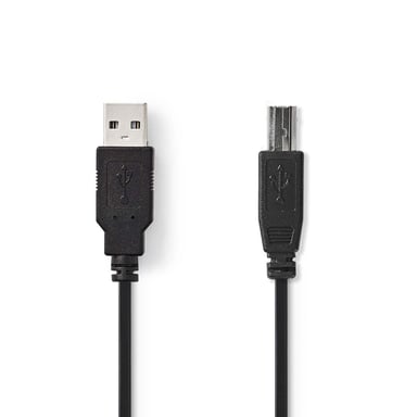 Nedis CCGP60100BK30 Cavo USB 3 m USB 2.0 USB A USB B Nero